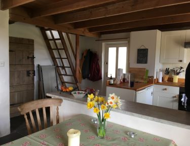 Cornish cottage kitchen and dining